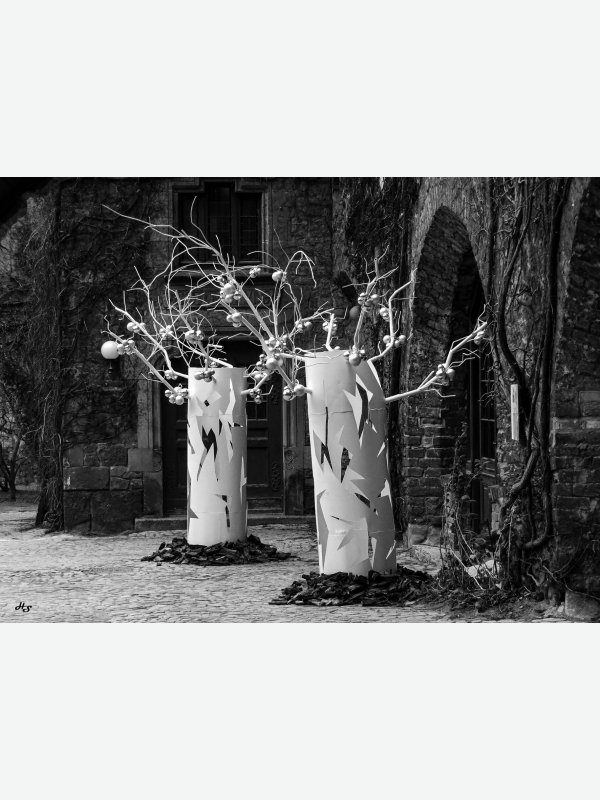 Weihnachtsdeko in Halle - Heike Schüler