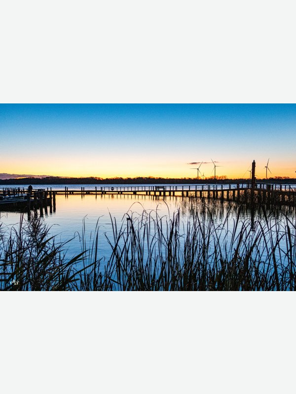 Blaue Stunde am Hemmelsdorfer See - Heike Schüler