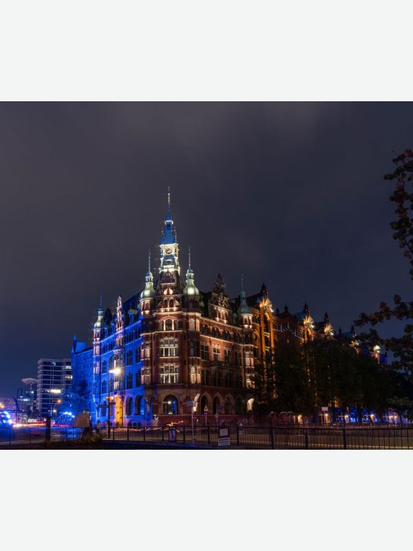 Hamburg Rathaus in der Speicherstadt - Gisela Aul