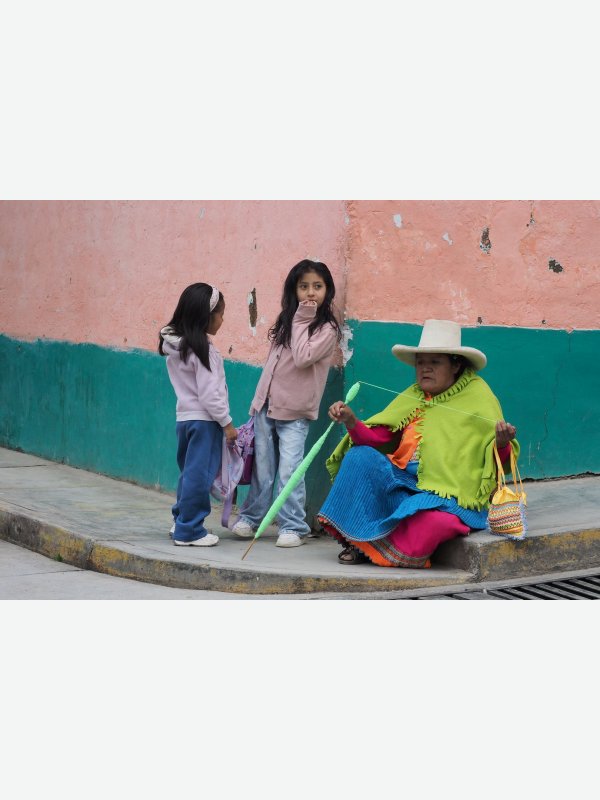 Jung und Alt in Peru - Friederike Bielfeldt