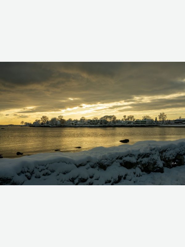 Mamaroneck, Atlantik Abendstimmung - Gisela Aul