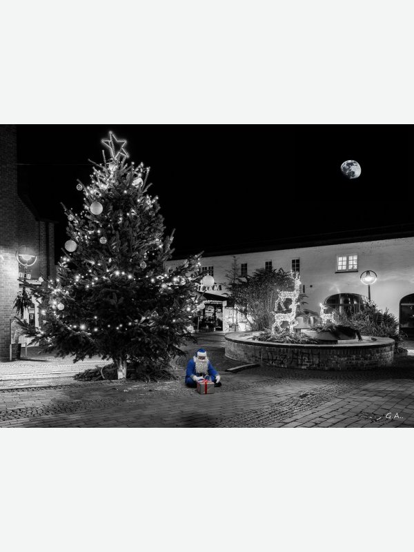 Weihnachtsmann an der Hude - Gisela Aul